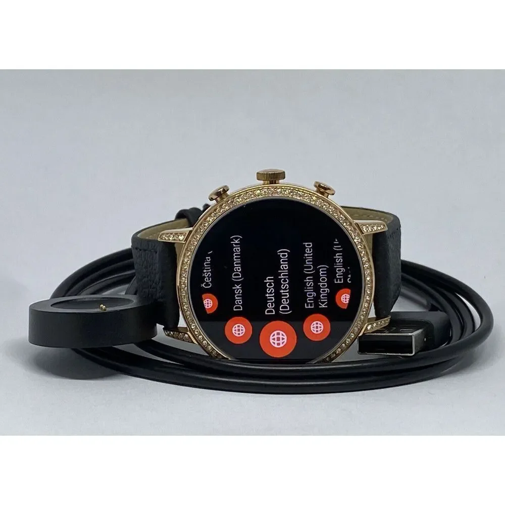 Fossil Gen 4 Authentic Digital Dial Smart Watch Custom Band FTW6011 DC508